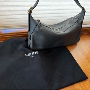 Celine gray medium Romi Leather Women's Bag
